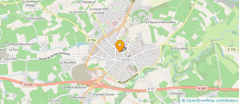 localisation de l'entreprise MADAME ANNE GREGOIRE  VALLET