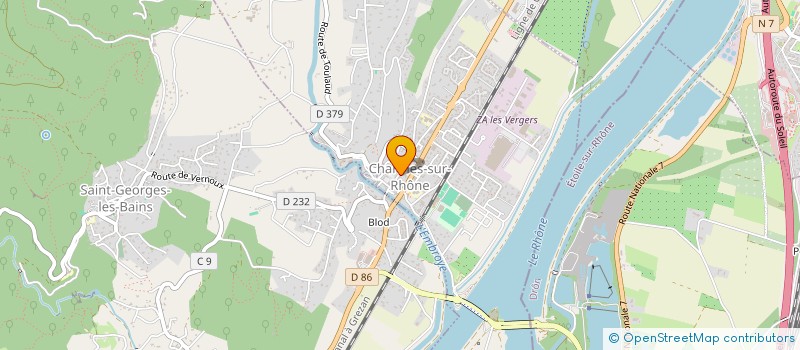 localisation de l'entreprise MADAME ANNE GRENIER à CHARMES-SUR-RHONE