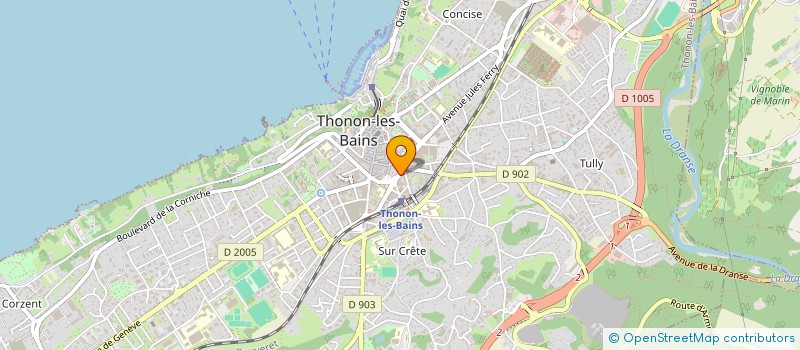 localisation de l'entreprise MADAME ANNE GREPILLAT à THONON-LES-BAINS