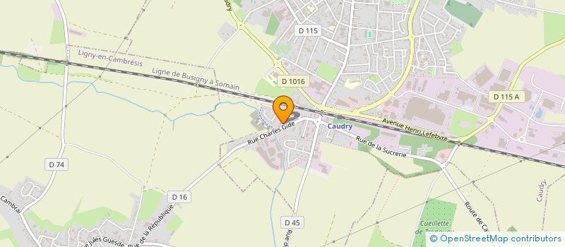 localisation de l'entreprise MADAME ANNE GRESILLON  CAUDRY