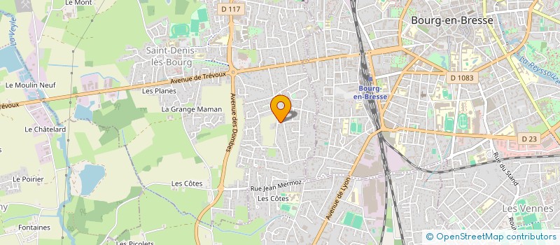 localisation de l'entreprise MADAME ANNE GRIESZMANN à SAINT-DENIS-LES-BOURG