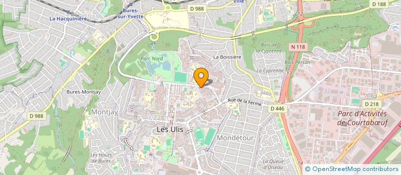 localisation de l'entreprise MADAME ANNE GRIVELET à LES ULIS