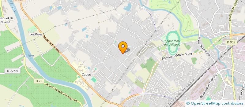 localisation de l'entreprise MADAME ANNE GRONDIN  MONTAUBAN