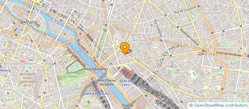 localisation de l'entreprise MADAME ANNE GROSJEAN  PARIS