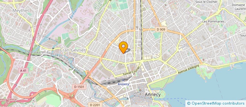 localisation de l'entreprise MADAME ANNE GRUAZ à ANNECY