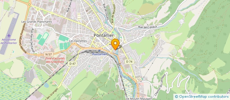 localisation de l'entreprise MADAME ANNE GRUIBLE à PONTARLIER