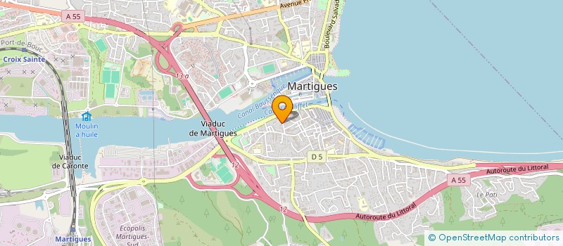 localisation de l'entreprise MADAME ANNE GRYGLICKI  MARTIGUES