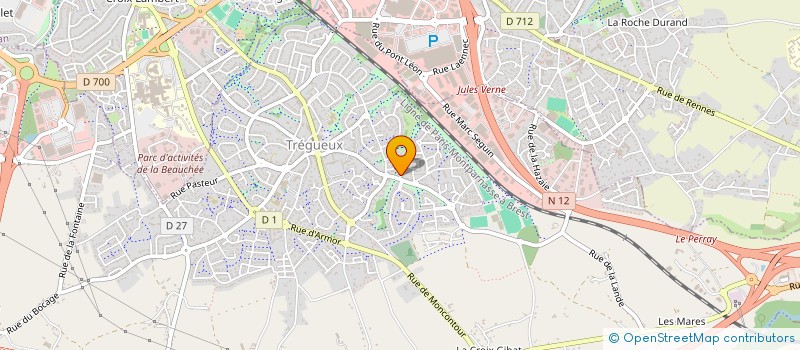 localisation de l'entreprise MADAME ANNE GUEDO  TREGUEUX