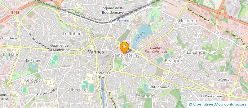 localisation de l'entreprise MADAME ANNE GUEGAN à VANNES