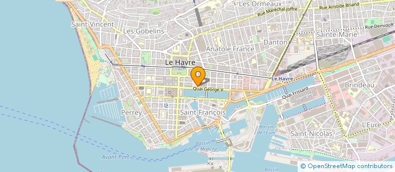 localisation de l'entreprise MADAME ANNE GUENARD à LE HAVRE