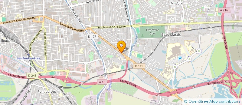 localisation de l'entreprise MADAME ANNE GUENE  CALAIS