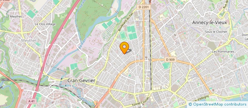 localisation de l'entreprise MADAME ANNE GUERAIN  ANNECY