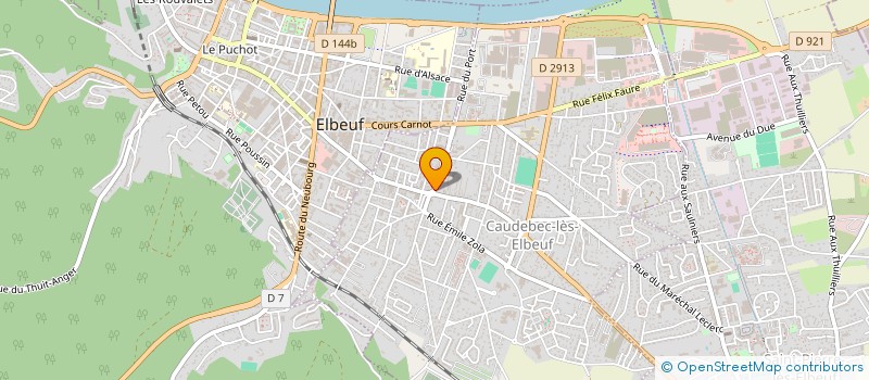 localisation de l'entreprise MADAME ANNE GUERARD  CAUDEBEC-LES-ELBEUF