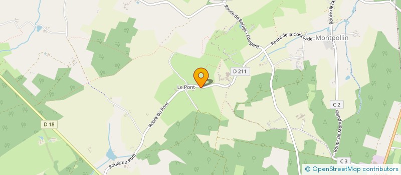 localisation de l'entreprise MADAME ANNE GUERIN  BAUGE-EN-ANJOU