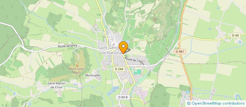 localisation de l'entreprise MADAME ANNE GUILBERT à SAINT-GENGOUX-LE-NATIONAL