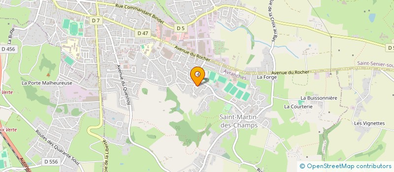 localisation de l'entreprise MADAME ANNE GUILLEMOT  AVRANCHES