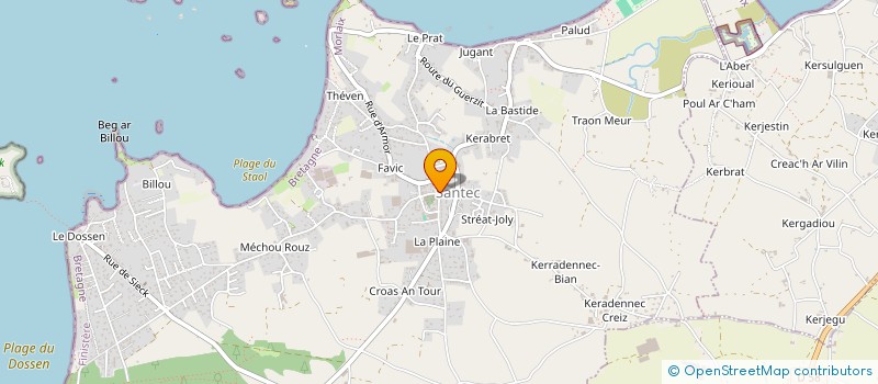 localisation de l'entreprise MADAME ANNE GUILLERM  SANTEC