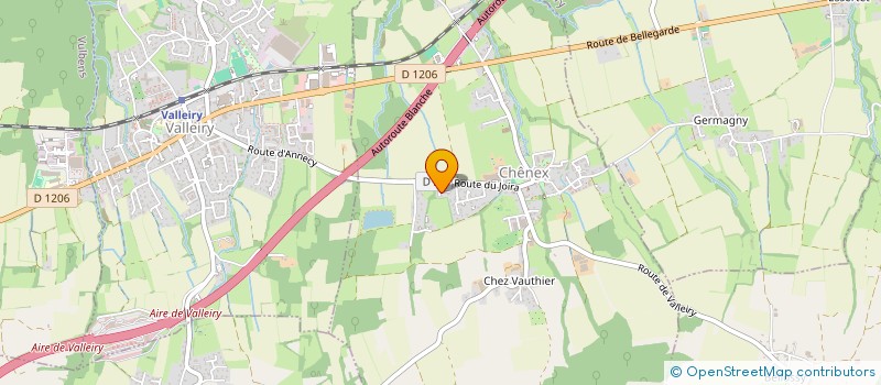 localisation de l'entreprise MADAME ANNE GUILLET  CHENEX