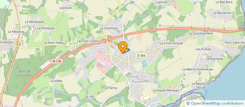 localisation de l'entreprise MADAME ANNE GUILLOT  PLOUER-SUR-RANCE