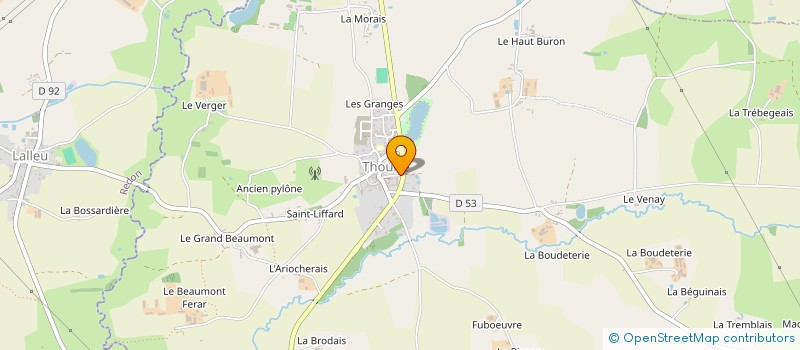 localisation de l'entreprise MADAME ANNE GUILLOU  THOURIE