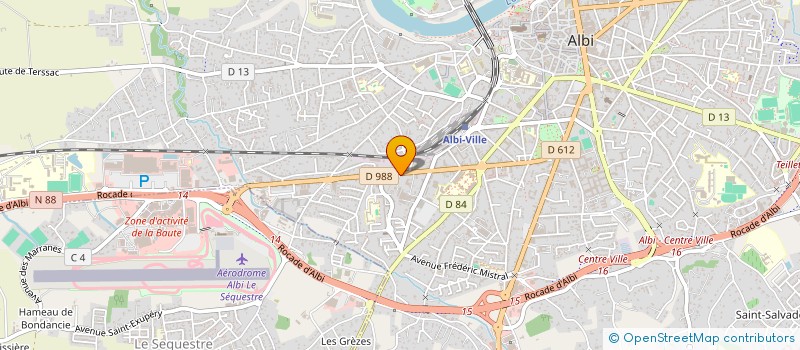 localisation de l'entreprise MADAME ANNE GUILLOU à ALBI