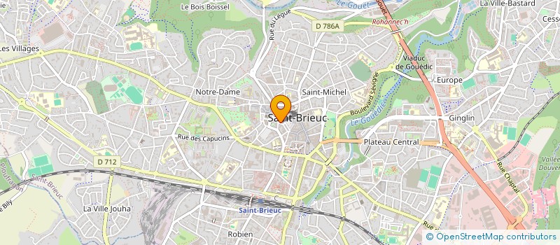 localisation de l'entreprise MADAME ANNE GUILLOU à SAINT-BRIEUC