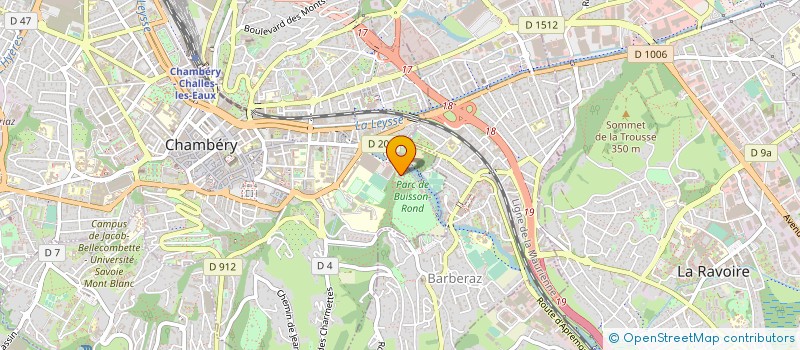 localisation de l'entreprise MADAME ANNE GUILMIN  CHAMBERY