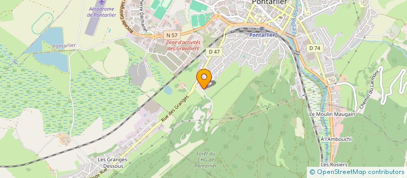 localisation de l'entreprise MADAME ANNE GUIRAUD à PONTARLIER