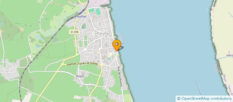 localisation de l'entreprise MADAME ANNE GUITER  PAUILLAC