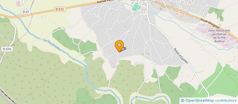 localisation de l'entreprise MADAME ANNE GUITTON  SAINT-CANNAT