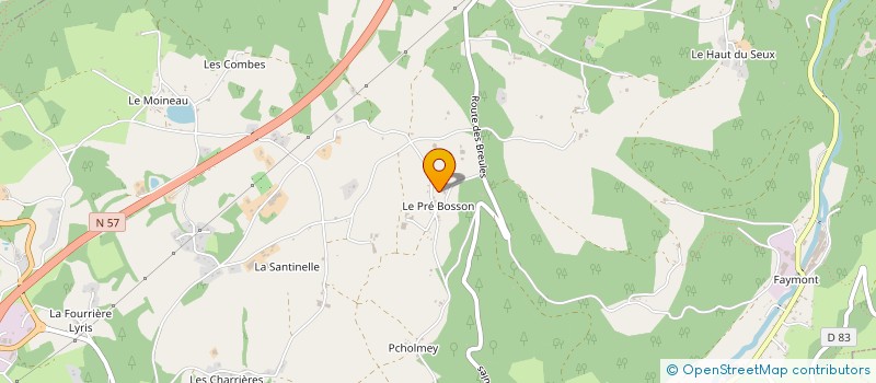 localisation de l'entreprise MADAME ANNE GUSTIN à LE VAL-D'AJOL