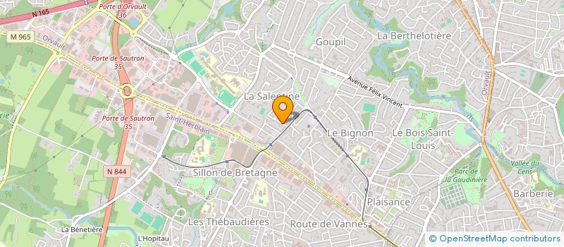 localisation de l'entreprise MADAME ANNE GUYOMARD à ORVAULT