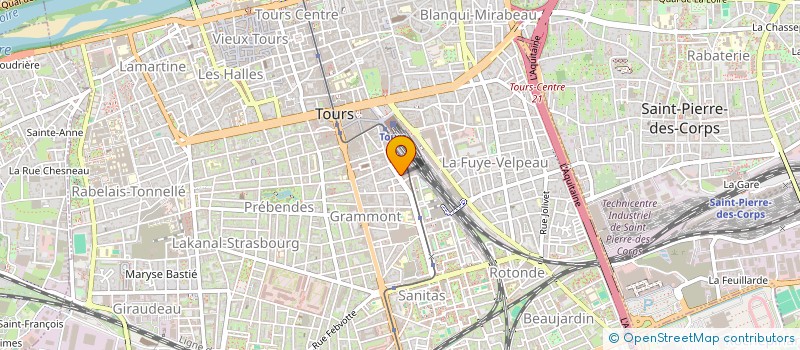 localisation de l'entreprise MADAME ANNE-GWENN LE BAYON  TOURS