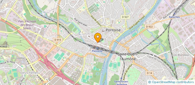 localisation de l'entreprise MADAME ANNE HAGE à PONTOISE