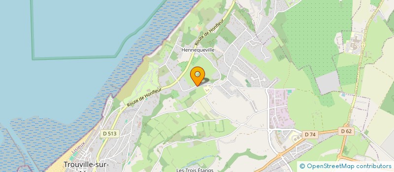 localisation de l'entreprise MADAME ANNE HALLEY  TROUVILLE-SUR-MER