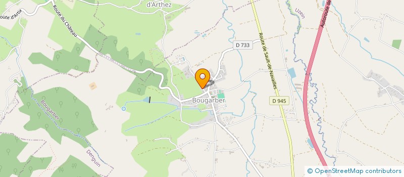 localisation de l'entreprise MADAME ANNE HALLEY DES FONTAINES  BOUGARBER