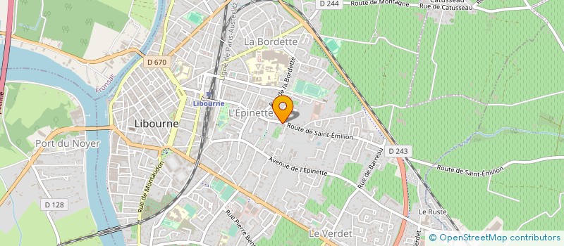 localisation de l'entreprise MADAME ANNE HARDILLIER à LIBOURNE