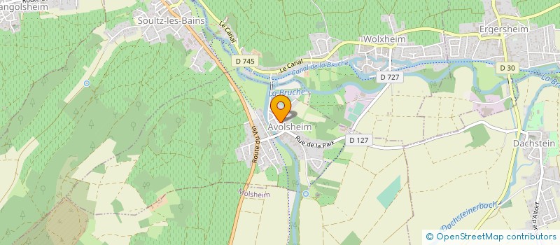 localisation de l'entreprise MADAME ANNE HAUSS à AVOLSHEIM