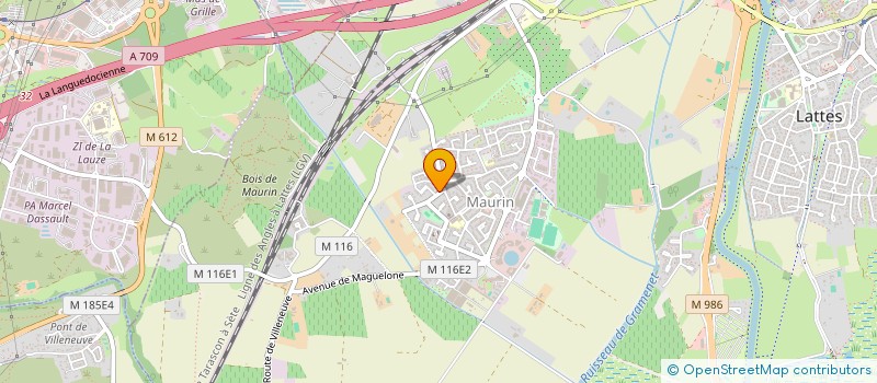 localisation de l'entreprise MADAME ANNE HEDIARD à LATTES