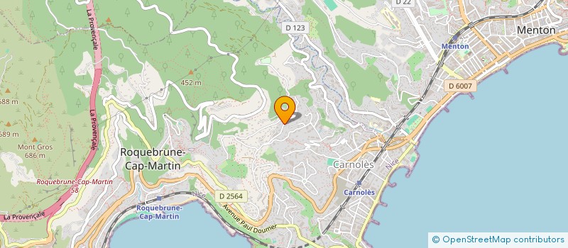 localisation de l'entreprise MADAME ANNE HEINRICH à ROQUEBRUNE-CAP-MARTIN