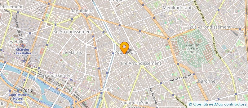 localisation de l'entreprise MADAME ANNE-HELENE BRICET  PARIS