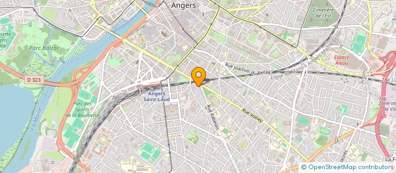 localisation de l'entreprise MADAME ANNE-HELENE BRUNTERC'H  ANGERS