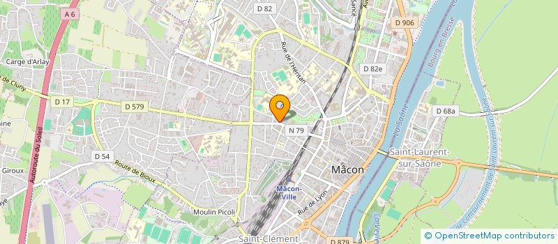 localisation de l'entreprise MADAME ANNE HELENE DACLIN à MACON