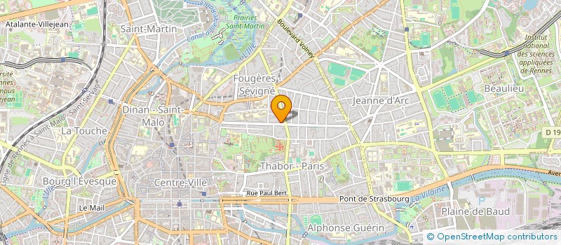 localisation de l'entreprise MADAME ANNE-HELENE PEYRE à RENNES