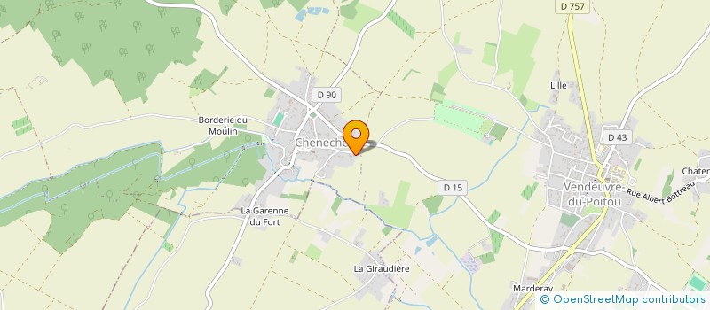 localisation de l'entreprise MADAME ANNE-HELENE REDAIS  SAINT-MARTIN-LA-PALLU