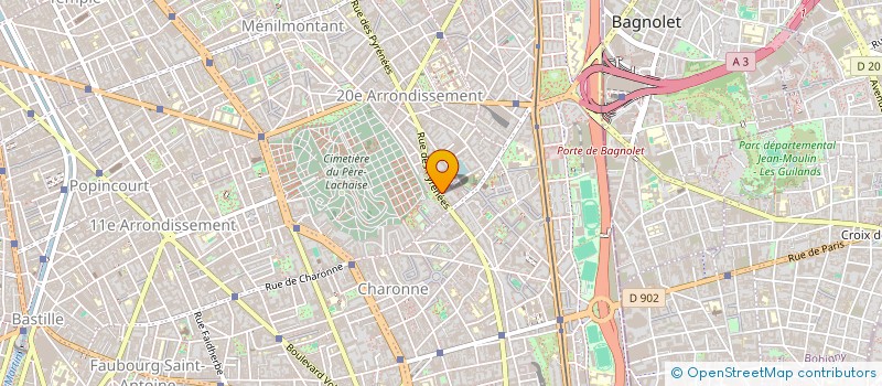 localisation de l'entreprise MADAME ANNE HELIES  PARIS