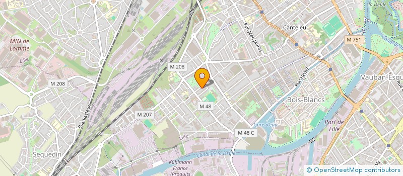 localisation de l'entreprise MADAME ANNE HELOU à LILLE