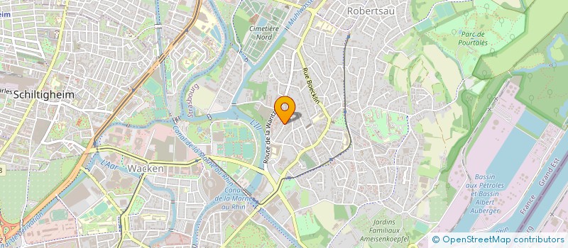 localisation de l'entreprise MADAME ANNE HEMMERLE à STRASBOURG