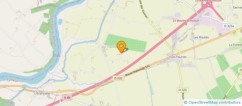 localisation de l'entreprise MADAME ANNE HENDRIKS  EYMEUX