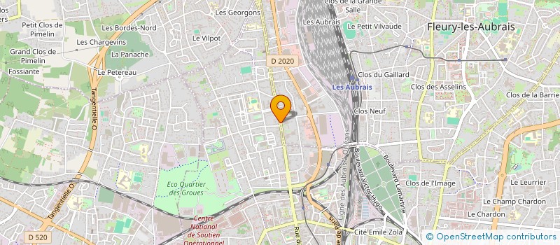 localisation de l'entreprise MADAME ANNE HENRY à ORLEANS